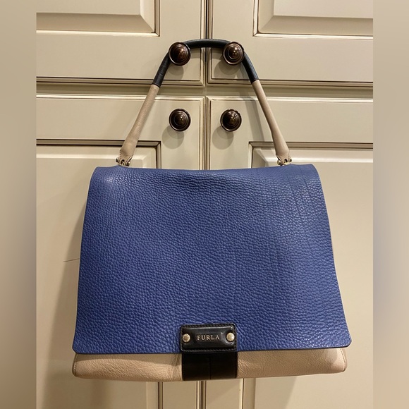Furla Handbags - FURLA tricolor leather tote